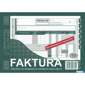 143-3E Faktura VAT MICHALCZYK&PROKOP A5 80 kartek