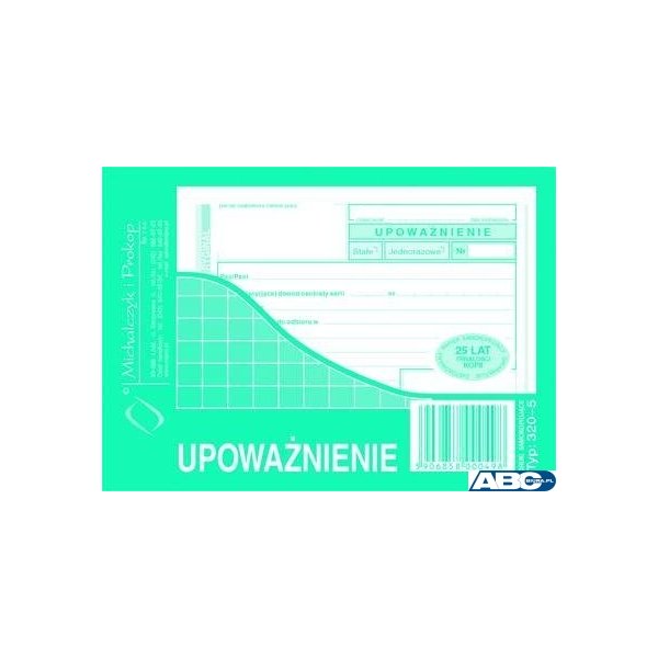 320-5 Upoważnienie A6 MICHALCZYK i PROKOP