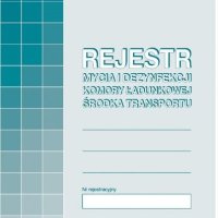 H-91-3 Rejestr mycia i dezynfekcji komory ładunkowej MICHALCZYK