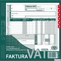 142-2N/E Faktura VAT 2/3 A4(br) brutto)MICHALCZYK I PROKOP
