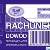 242-9 R-k Dowód prz.poj.na par king niestrze.