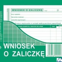 408-5 Wniosek o zaliczkę MICHALCZYK&PROKOP A6 40 kartek