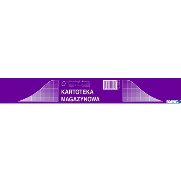 344-3 Kartoteka magazynowa MICHALCZYK&PROKOP A5 50 kartek