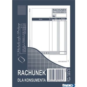263-5 Rachunek dla konsumenta A6 offset MICHALCZYK&PROKOP (X)