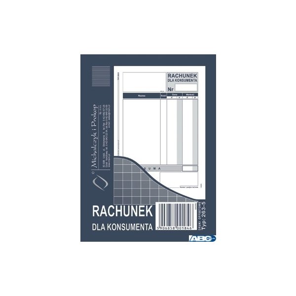 263-5 Rachunek dla konsumenta A6 offset MICHALCZYK&PROKOP (X)