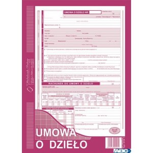 510-1H Umowa o dzieło MICHALCZYK&PROKOP A4 40 kartek