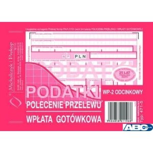 471-5 Podatki Polecenie Przelewu MICHALCZYK&PROKOP A6 80 kartek