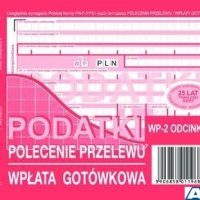 471-5 Podatki Polecenie Przelewu MICHALCZYK&PROKOP A6 80 kartek