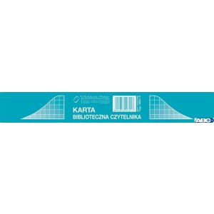 980-5 Karta biblioteczna czyt. (1kpl=50st)MICHALCZYK I PROKOP