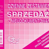 R5N_Dzienne zestawienie sprzedaży (nieudokumentowanej) A6 MICHALCZYK