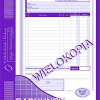 223-3 Rachunek A5 dla zw.z VAT (pion) wielokopia MICHALCZYK i PROKOP