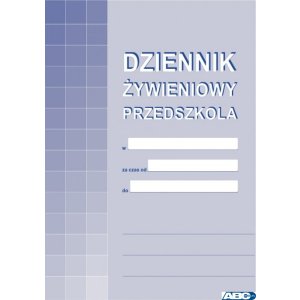 A-10-1 Dziennik żywieniowy przedszkola