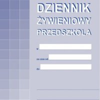 A-10-1 Dziennik żywieniowy przedszkola