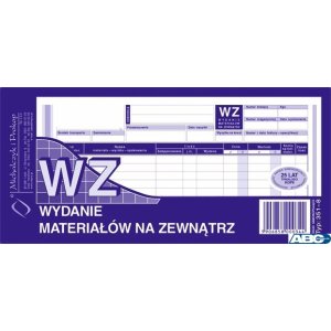 351-8 WZ wydanie materiałów na zewnątrz 1 / 3A4 80 kartek MICHALCZYK