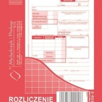 409-5 Rozliczenie zaliczki MICHALCZYK&PROKOP A6 40 kartek