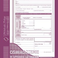 811-3 Oświad.w spraw.używ.pryw pojazd.MICHALCZYK I PROKOP