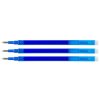 Wkład do długopisu wymazywalnego Q-CONNECT, 1,0mm, 3szt., zawieszka, niebieski