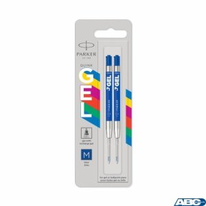 Wkłady żelowe ECONOMY (plastikowa obudowa, metalowa końcówka M) niebieskie 2szt 2136210 PARKER