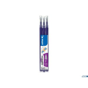 Wkład FRIXION BALL / CLICKER 0.5 fioletowy PIBLS-FR5-V-S3-E PILOT opakowanie 3szt.