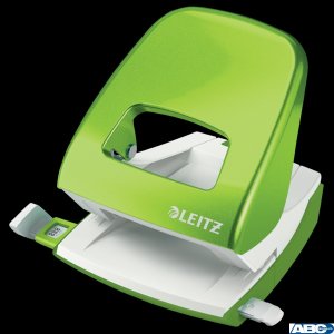 Dziurkacz duży metalowy Leitz, zielony, 10 lat gwarancji, 30 kartek 50081054