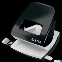 Dziurkacz duży metalowy Leitz, czarny, 10 lat gwarancji, 30 kartek 50081095