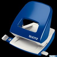 Dziurkacz 5008 LEITZ granatowy 30 kartek duży metalowy 50080035