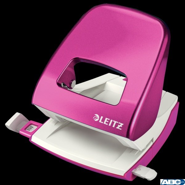 Dziurkacz 5008 LEITZ WOW metaliczny różowy 30k duży metalowy 50081023