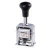 Numerator automatyczny OFFICE PRODUCTS, 6 cyfr, wys. liczb 4,5mm, srebrny
