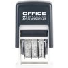 Datownik samotuszujący OFFICE PRODUCTS, z tuszem, ISO, RRRR-MM-DD, czarny