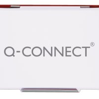 Poduszka do stempli Q-CONNECT, z tuszem, 110x70mm, metalowa, czerwona