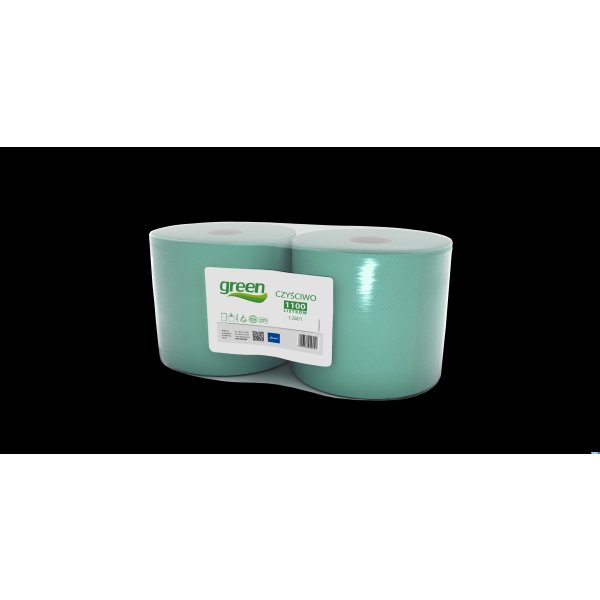Czyściwo Green 250/1 zielona makulatura (op 2szt) ELLIS 9041