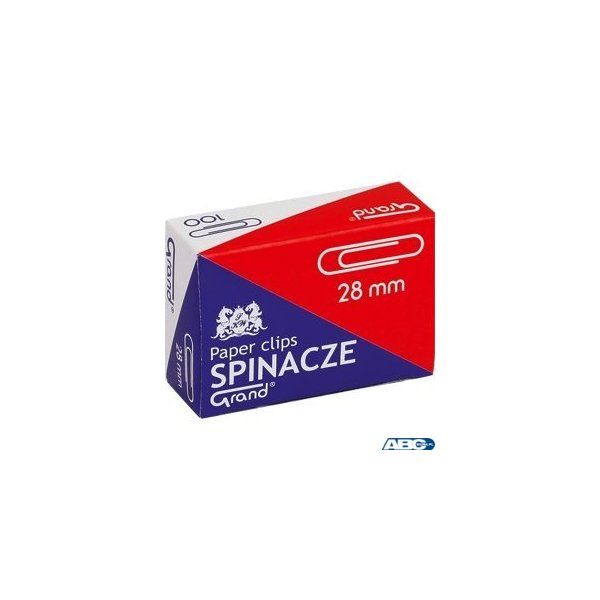 Spinacz R-28 mm GRAND 10op x 100sztuk 110-1381