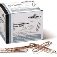 Spinacze 77 mm, miedziowane 121324 DURABLE
