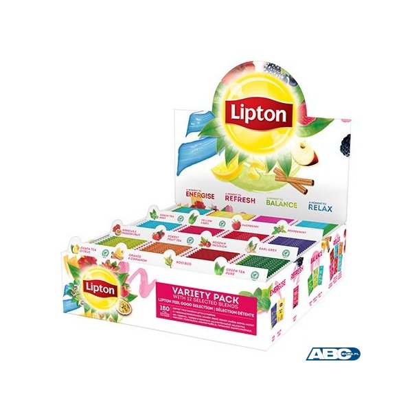 Herbata LIPTON Variety Pack - 12 smaków x 15 kopert fol.