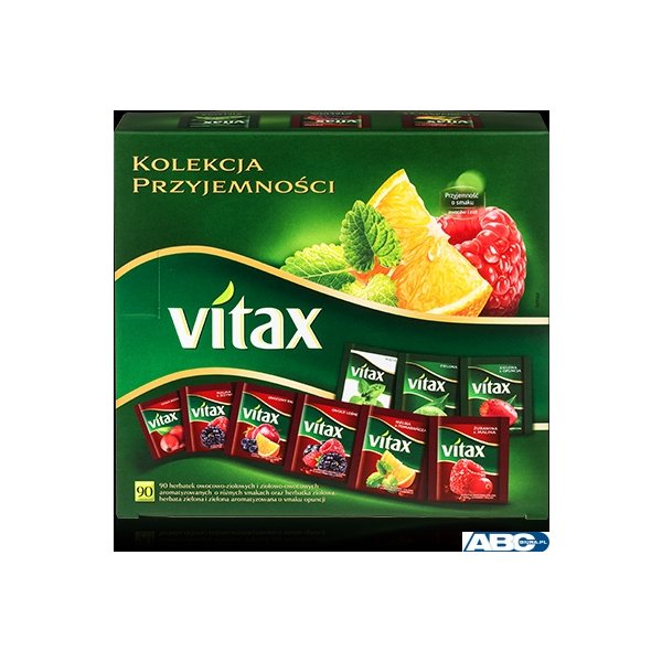 Herbata VITAX KOLEKCJA PRZYJE.MIX owoc 90kop 9 smaków