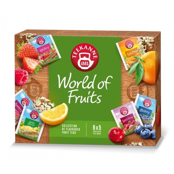 Herbata TEEKANNE World of Fruits, zestaw, 30 kopert