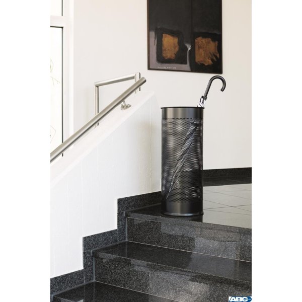 Stojak na parasole DURABLE czarny metalowy okrągły 3350-01 (X)