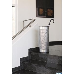 Stojak na parasole DURABLE srebrny metalowy okrągły 3350-23