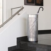 Stojak na parasole DURABLE srebrny metalowy okrągły 3350-23