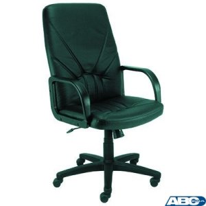 Fotel Manager SP01 skóra czarna PF18  NOWY STYL