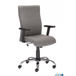 Krzesło obrotowe LEON ST / WILLIAM R19T STEEL EF031 szary NOWY STYL