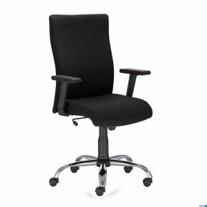 Krzesło obrotowe LEON ST / WILLIAM R19T STEEL EF019 czarny NOWY STYL