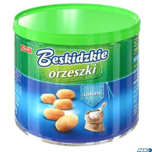 Orzeszki ziemne solone BESKIDZKIE 140g puszka
