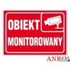Naklejka informacyjna obiekt monitor / BHP Z-R111 F 150X210 ANPRO