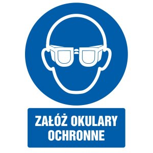 Znak TDC, Załóż okulary ochronne