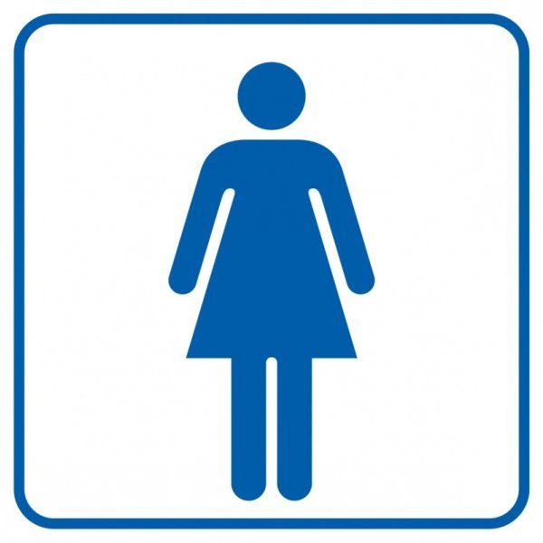 Znak TDC, Toaleta damska