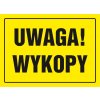 Znak TDC, Uwaga wykopy