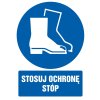 Znak TDC, Stosuj ochronę stóp
