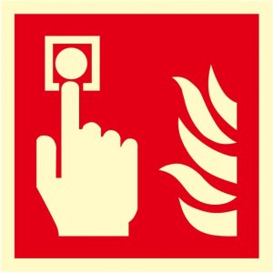 Znak TDC, Alarm pożarowy