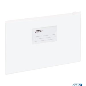 Koperta foliowa A4 na suwak EC009B biała 120-1055 GRAND (X)